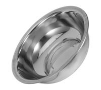 COOPHYA Large Stainless Steel Mixing Bowl 12.89In Metal Salad Dough Mixing Bowl with Flat Bottom for Family Cooking