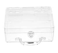 COOPHYA Lockable Storage Box with Handle, Ps, Small Desktop