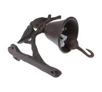 COOPHYA Love Birds Door Bell Rustic Cast Iron Bird Shape Wall Decor Sculpture Black Indoor Home