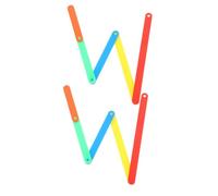 COOPHYA Math Manipulatives 10pcs Geometric Shapes Set Clip for Classroom Use Montessori Math Learning Tools for Primary Students