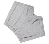 COOPHYA Men's Incontinence Cotton Underwear L Size Light Grey, Easy-wear Post-Surgery Adult Briefs for Bedridden and Elderly Incontinence Care