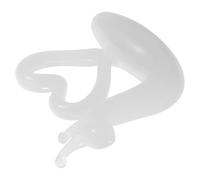 COOPHYA Mini Glass Snail Figurine for Office Decor Cute Cartoon Snail Shape Made of White Glass, Reflects Light and Serves as An Accent Piece for Display Cabinets and Desk Decoration