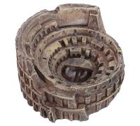 COOPHYA Mini Resin Colosseum Figurine Ancient Roman Architecture Model Small Table Adornment for Bookshelf and Office