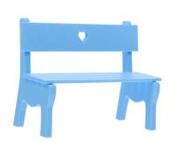COOPHYA Miniature Park Bench Model Adorable Landscape Chair for Dollhouse Decor and Easy to Clean Mini Garden Bench for Aesthetic Enhancement