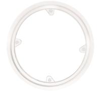 COOPHYA Mountain Bike Chainring Bashguard in White High-strength Pvc with Upgraded Protection and Modern Design, Sturdy Bicycle Chain Guard Preventing Chain Oil Damage for Serious Cyclists