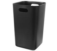 COOPHYA Multi-function Garbage Bucket Plastic Trash Can 11.99x7.98x7.07in Large Capacity Versatile Compressive Resistance Simple Shape Stylish Look Black for Home Use