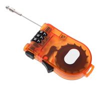 COOPHYA Multi-Purpose Compact Bike Safety Lock Password, Retractable Cable, and User-Friendly Design for Outdoor Activities on Ski Boards and Bicycles