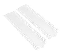 COOPHYA Nail Polish Practice Board 2Pcs Acrylic Nail Art Display Palette for Salon Training and Home Use Creative Skill Development