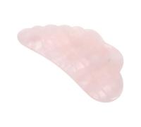 COOPHYA Natural Pink Crystal Gua Sha Facial Scraping Board for Massage Relaxation and Handheld Beauty Tool for Face and Eye Tension Relief Skin Care with Mineral-rich Jade