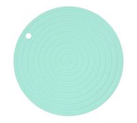 COOPHYA Non-slip Waterproof Cat Water Dish Pet Food Mat and Silicone round Feeding Mat with Raised Edge Design and Hanging Hole, Reduces Joint Strain and Keeps Spills Dog Bowl