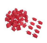 COOPHYA Origami Paper Material Pre-Folded 100pcs Red Crane Decorations for Combinations for Wedding Backdrop Decor and Window Displays