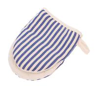 COOPHYA Oven Mitts Heat Resistant Microwave Oven Mitt Blue Cotton Enhanced Grip Home Kitchens