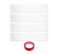 COOPHYA Pet Window Sill Protector Film 4pcs (28x7cm) with Nano Adhesive Scratch-Resistant Window Ledge Guard for Cats and Dogs for Home Use