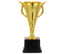 COOPHYA Plastic Football Championship Trophy Cup for Sports Competition Participation Award for Students Fun Party Favor Prize for Football Basketball Baseball Games and Classroom Rewards