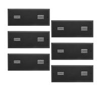 COOPHYA Plastic Motorcycle Model Display Holders with Anti-slip Portable Black Bases 6pcs 1:12 Scale for Home and Office Use