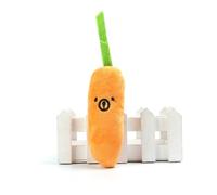 COOPHYA Plush Dog Carrot Design for Pets and Dogs, Soft Chewing That Prevents Biting Other Things, Sturdy and Cuddly Puppy Teething for Interactive Play