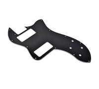 COOPHYA Ply Black Scratch Plate for Electric Bass Guitar Vintage Style Mexico Reissue Ri Thinline Deluxe Durable Heat Resistant for DIY Guitar Lovers