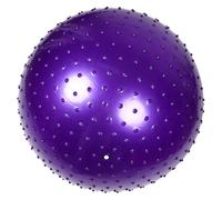 COOPHYA Portable Pvc Workout Exercise Ball Spiked Yoga Ball for Sensory Training and Balance Development, Large Purple Suitable and Adults at Home