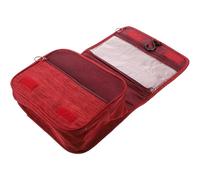 COOPHYA Portable Travel Toiletry Bag for Men with Hanging Hook, Multipurpose Cosmetic Organizing Bag Made of Sturdy Cationic Cloth, Spacious Storage and Good Finishing, for Camping