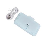 COOPHYA Portable USB Wet Wipes Warmer Heater for Baby and Adult, Light Blue Compact Tissue Warmer Even Heating Suitable for Home and Car Use