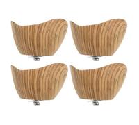 COOPHYA Pot Lid Knob Replacement with Comfortable Gripping, Prevents Scalding 4pcs Heat Resistant Synthetic Material Handles Universal for Frying Pan and Pan Lids for Kitchen Cookware