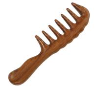 COOPHYA Premium Green Sandalwood Hair Comb Lightweight Wear Resistant Wide Tooth Styling Comb for Women for Dry Hair
