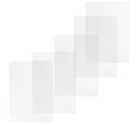 COOPHYA Printable Heat Shrink Sheets with Smooth Texture White Bops Material 5pcs and Resist Deformation Features Compatible with Heat Guns and Ovens for Craft Making for DIY Crafts Work