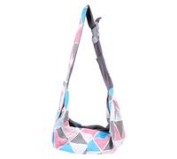 COOPHYA Reptile Carrier with Adjustable Shoulder Strap, Small Colorful Triangle Sling Bag for Outdoor Use, Lightweight Pet Supplies for Bearded Dragon and Small Reptiles