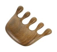 COOPHYA Sandalwood Detangling Scalp Massage Tooth and Comb Wide for Hair Relaxing Care Head