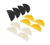 COOPHYA Self-Adhesive Heel Cushion Pads Wear-Resistant Imitation Ox-Tendon Material 12pcs for Shoe Sole Anti-Skid Sole Stickers for Walking Safety on Leather and Casual Shoes
