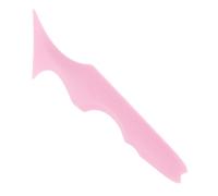COOPHYA Silicone Mascara Applicator Eyelash Drawing Tool Ergonomic Handle Stable Finger Rest Pink for Makeup Masters and Novices