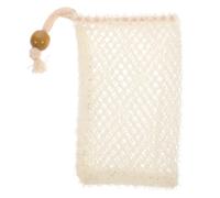 COOPHYA Soap Foaming Bag Soap Exfoliating Pouch Nylon Drawstring Design Beige for Feet Rough Dry Flaky Skin Cleaning and Exfoliation Shower Supplies Random Color
