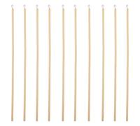 COOPHYA Solid Wood Craft Sticks with Comfortable Grip and Sturdy Build for Shadow Puppets 10pcs and DIY Craft Projects and Model Making Model Making
