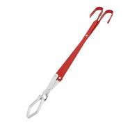 COOPHYA Stainless Steel BBQ Charcoal Tongs Extra Long Grill Clip with Non-Slip Jaws Ergonomic Handle for Campfire Fire Pit Outdoor Barbecue Cooking Accessories