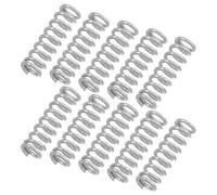 COOPHYA Stainless Steel Compression Springs Mini Springs 10pcs 0.59x0.16in with Powerful Compression and Seamless Writing for Ballpoint Pen Replacement for Projects and Home Repairs