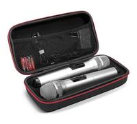 COOPHYA Sturdy Hard Mic Storage Pouch with Eva Material and Sponge Padding for Portable Handheld Microphone, for Travel and Voice Tube Organisation