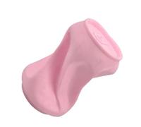 COOPHYA Sturdy to Reduce Boredom during Pet Chewing Pink Tpr Dog Chew Ring-pull Can Shape for Pet Playing and Teeth Cleaning, Hard Wearing Interactive Bite