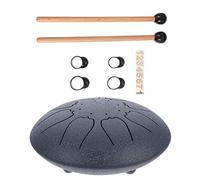 COOPHYA Tongue Drum with Finger Cot Included 6 Made of Titanium Steel Alloy Multi-purpose Percussion Instrument Not Easy to Be Corroded, for Adults and Professional Players for