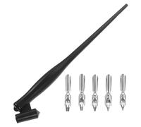 COOPHYA Unique Dip Pen Set with Bent Tip Design and Flat Head Pen Tips Metal Material for Artistic Effects and Comfortable Writing Experience for Calligraphy