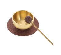 COOPHYA Unique Experience Mini Singing Bowl Meditation Gong for Yoga Mindfulness Healing Heart Chakra Balancing Stress Relief