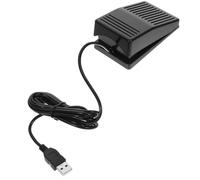 COOPHYA Usb Single Pedal Footswitch for Keyboard for Hands Gaming Medical Transcription and Testing Environments