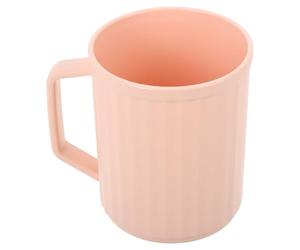 COOPHYA Vertical Ribbed Toothbrush Cup Bath Mug Large Capacity Reusable and Easy to Clean with Modern Simple Design in for Bathroom and Travel