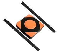 COOPHYA Wall Boxing Mat Boxing Punching Pad Strong and Firm Pu Leather Sticky Strap Design Orange for Fighting Exercises Training