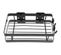 COOPHYA Wall-mounted Storage Rack in Black Carbon Steel with Simple Design, Multi-functional Wall Shelf for Organizing Spice Jars and Keeping Kitchen Or Bathroom Tidy, Suitable