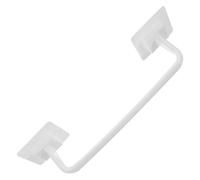 COOPHYA Wall Mounted Towel Racks Towel Bar White Pp No Trace After Moving Usable in Wet Environment Simple Farmhouse Style Rustic Style Bathroom Balcony Organizer