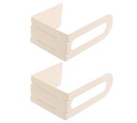 COOPHYA Wall Mounted Weight Scale Holder Bracket for Body Fat Scales with Carbon Steel Construction, Non-Slip Widened Base, Heavy Duty Adhesive Hooks, for Minimizing Surface Clutter