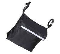 COOPHYA Waterproof and Compartments, Quick Internal Multiple Attachment Storage Bag with Large Capacity Polyester Rear Basket for Stylish Black Wheelchair Knee Scooters and Wheelchairs