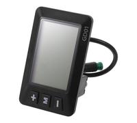 COOPHYA Waterproof Electric Bicycle Lcd Display with 5 Pin Connector, Abs Material, High Contrast Screen, Easy Installation for E-scooter and Mountain E-bike Rides, Weatherproof