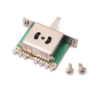 COOPHYA Way Aluminum Alloy Pickup for Electric Guitars Finish Easy Installation Minimizes Flexing Damage Includes Tip and Screws for Musicians