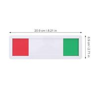 COOPHYA White Acrylic Privacy Door Sign Status and Privacy Indicators for Clinics and Restrooms Sliding Open Occupied Vacant Door Sign for Office and Meeting Rooms